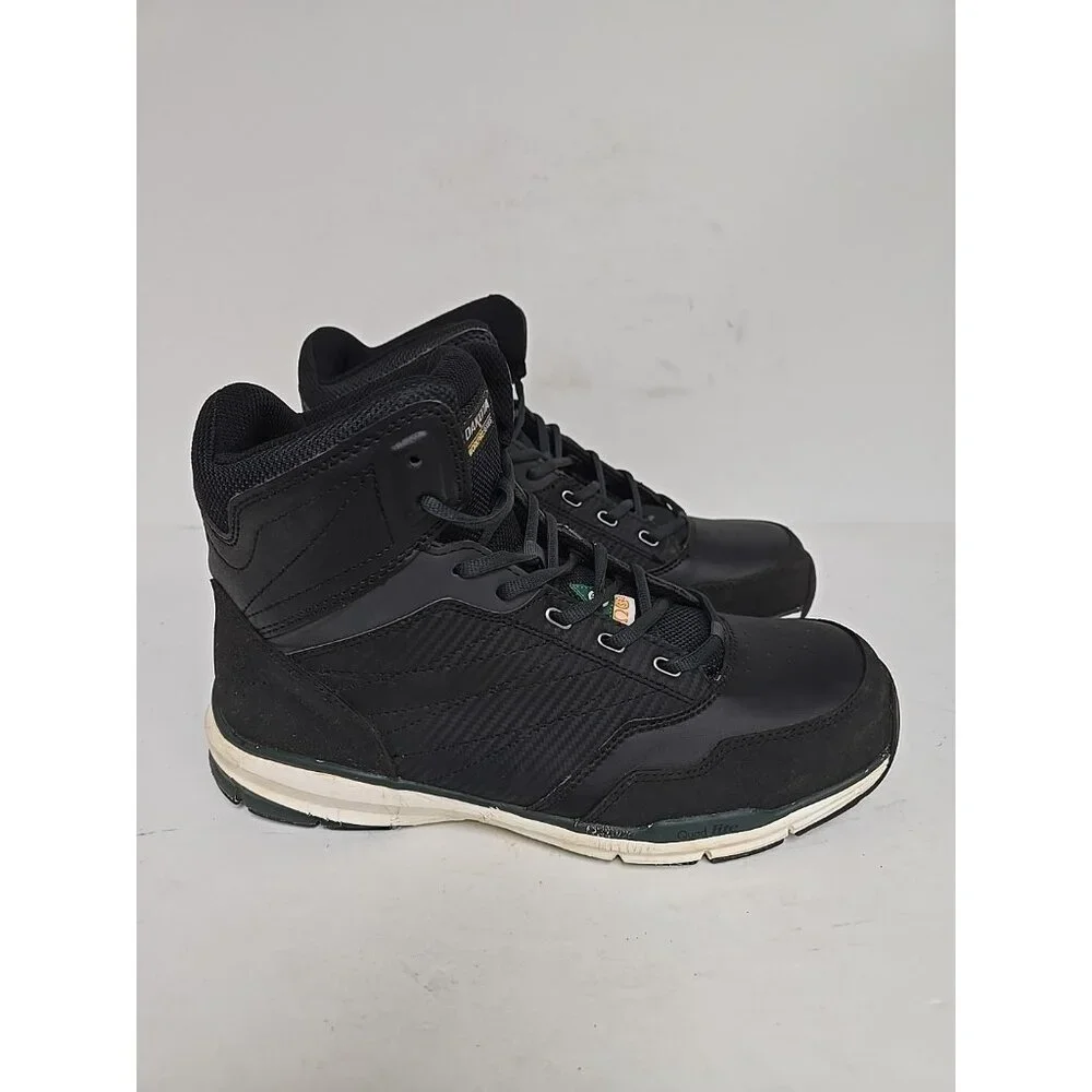 Dakota Men's 3617 Mid-Cut Quad Lite Steel Toe Steel Plate Shoes Black Size 11M